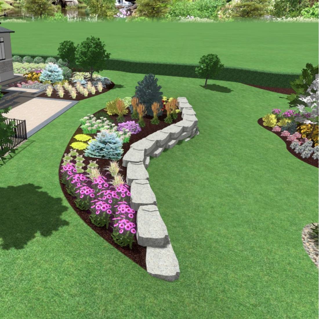 Landscape Design in Flour Bluff project 2