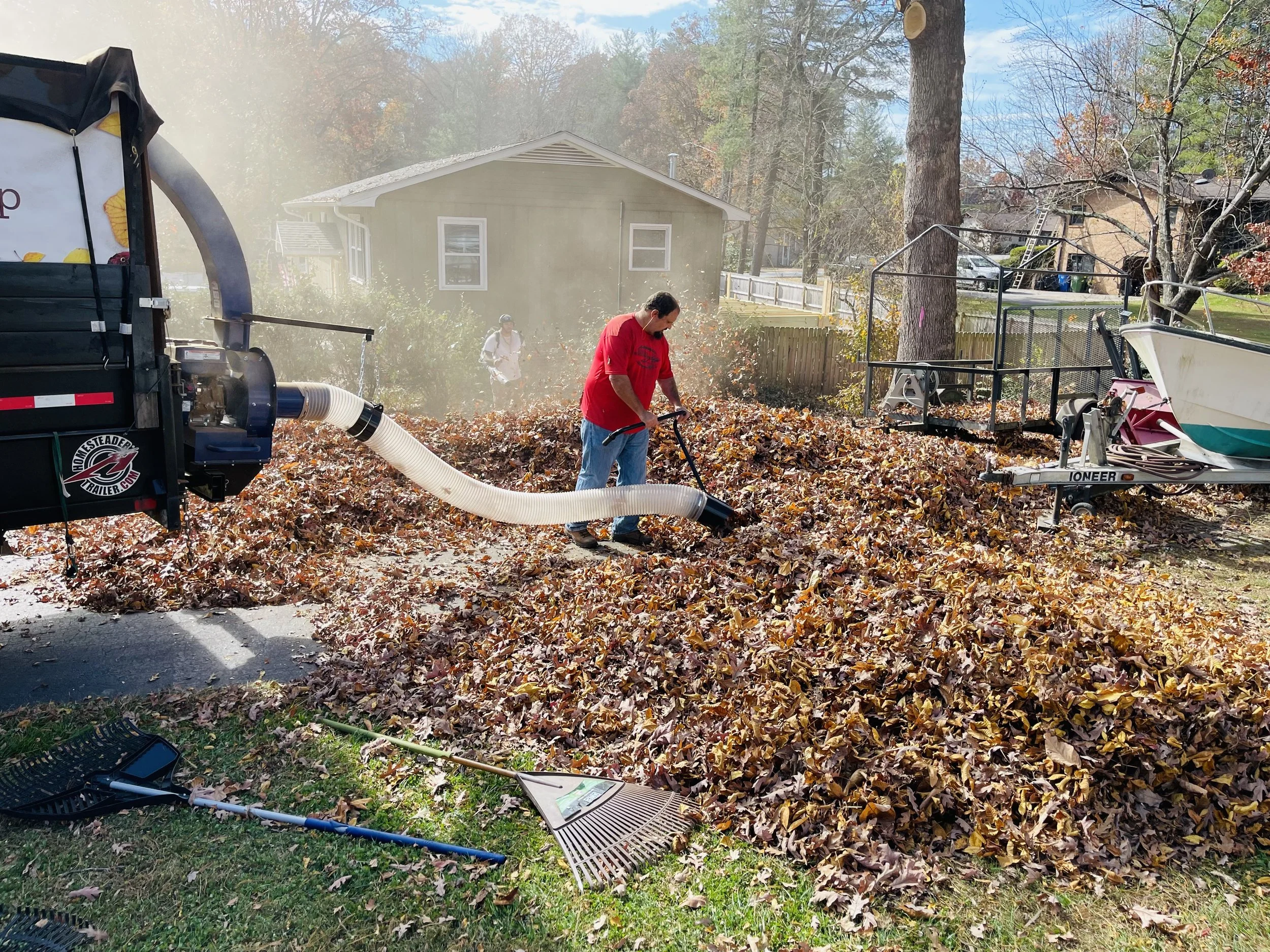 Leaf Removal in Flour Bluff project 1