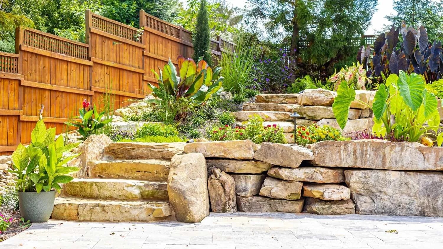 Retaining Wall Installation in Plano project 8